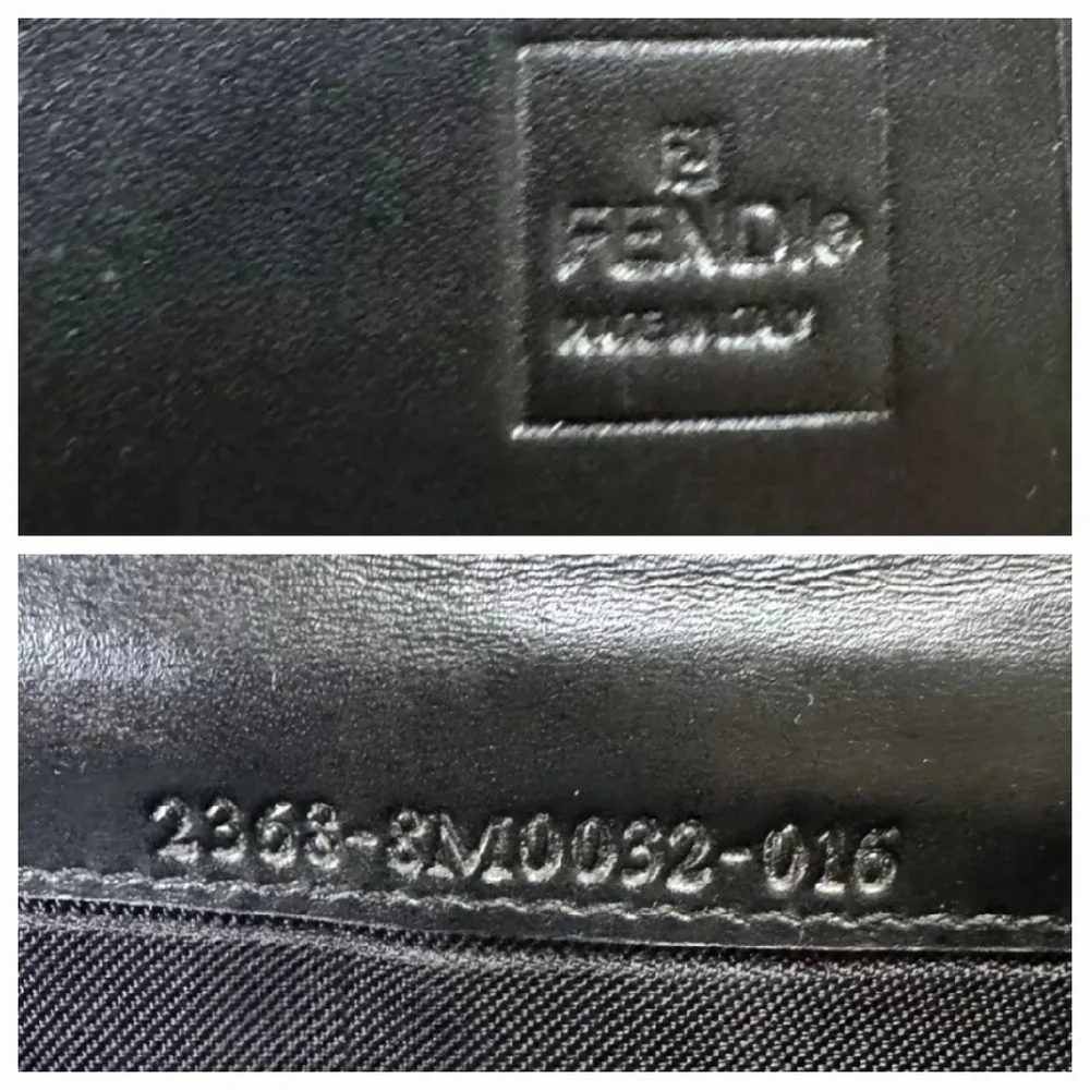 Fendi Zucca Monogram Flap Long Wallet